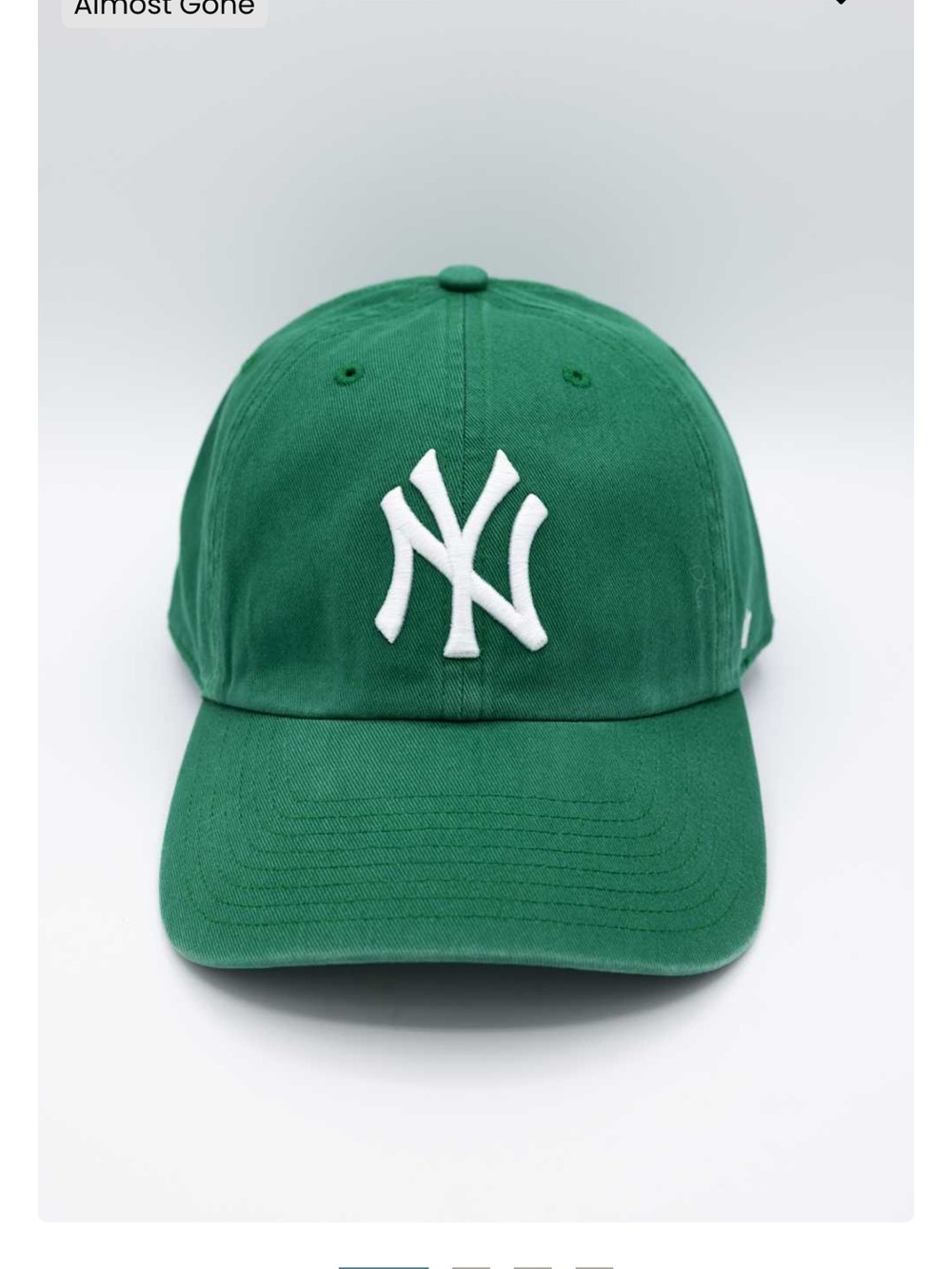 47 New York Yankees Clean Up Hat in Kelly Green